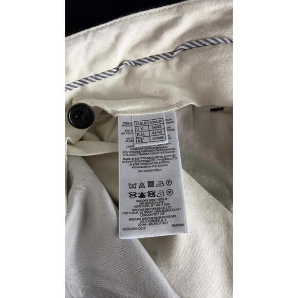 Brooks Brothers Regent Fit Men's Two-Piece Suit 39R W34/L32 Navy Blue - Picture 4 of 6